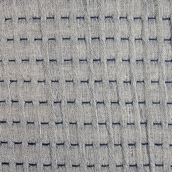 Pine Cone Hill $428 Pick Stitch Navy Queen/Full Cotton Quilt Coverlet Reversible - Picture 2 of 7